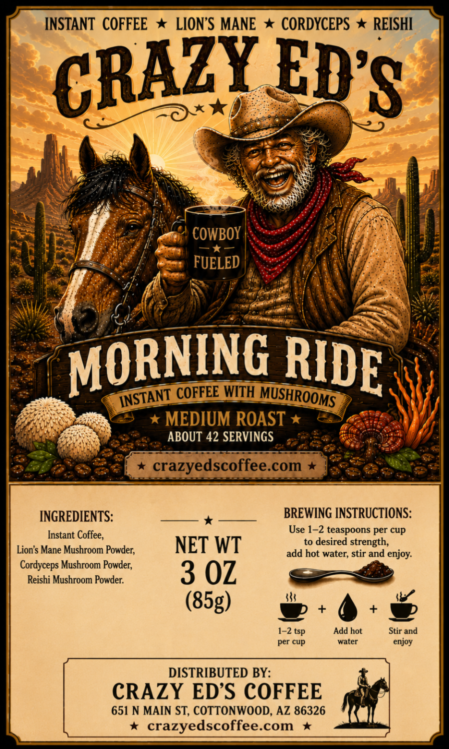 Morning Ride Mushroom Coffee