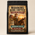 Morning Ride Mushroom Coffee bag — packaging mockup